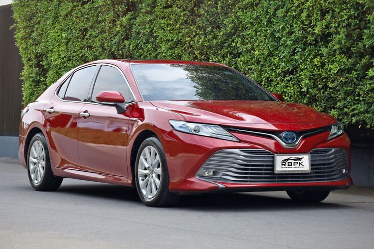 Toyota Camry 2018 2.5 Hybrid Premium Sedan ไฮบริด ไม่ติดแก๊ส เกียร์อัตโนมัติ แดง รูปที่ 4