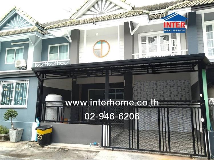 ทาวน์เฮ้าส์ 2 ชั้น 18 ตร.ว. หมู่บ้านพฤกษา 17 ลำลูกกา คลอง 3 ใกล้วัดสายไหม ถนนลำลูกกา ถนนเลียบคลองสาม ลำลูกกา ปทุมธานี