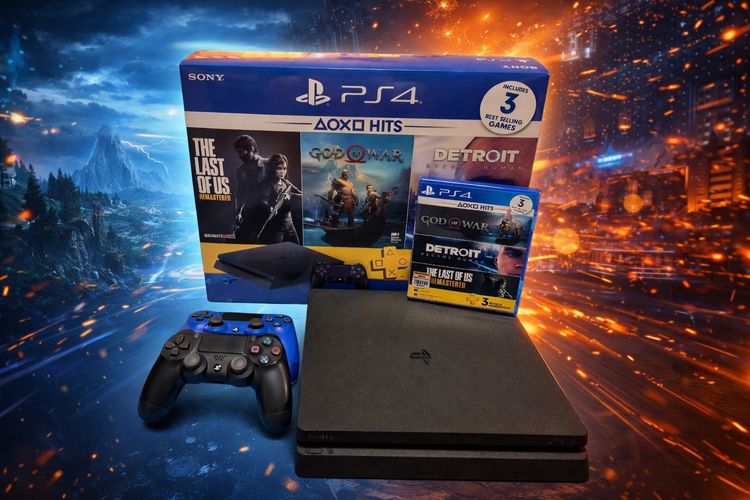 PS4 Slim HDR 500 GB ชุดสุดคุ้ม พร้อมเล่นทันที