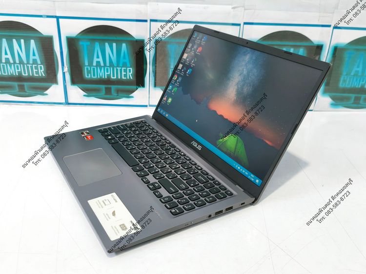 โน๊ตบุคเล่นเกมส์มือสอง Asus AMD Ryzen3-3250U Ram4GB SSD512GB รูปที่ 4