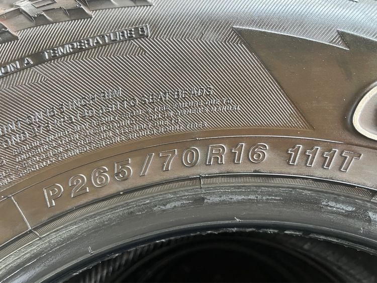 ยาง Yokohama Geolandar AT 265 70 16 ปี22 เส้น 750 บาท รูปที่ 5