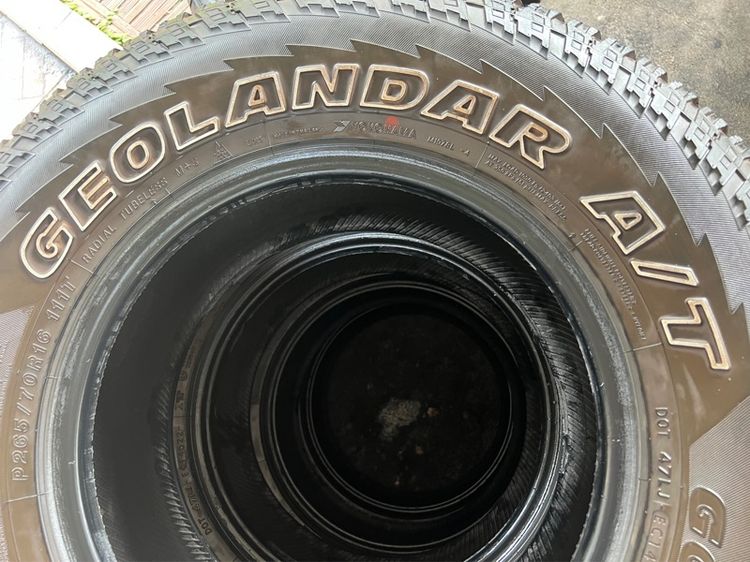 ยาง Yokohama Geolandar AT 265 70 16 ปี22 เส้น 750 บาท รูปที่ 6