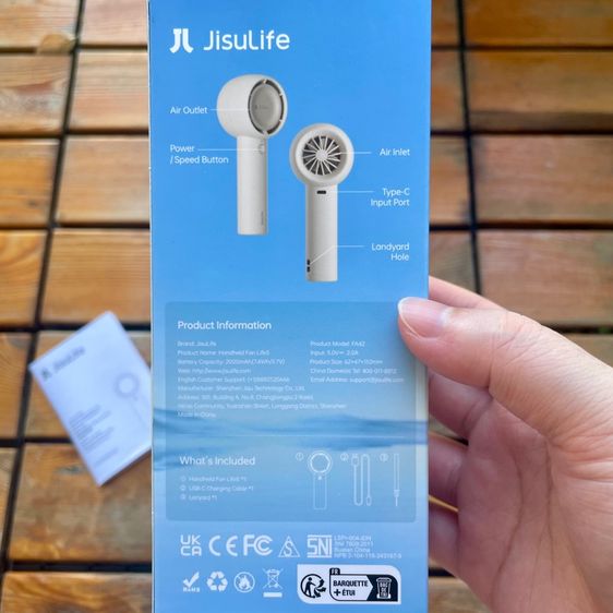 พัดลมพกพา Jisulife ของแท้  รูปที่ 7