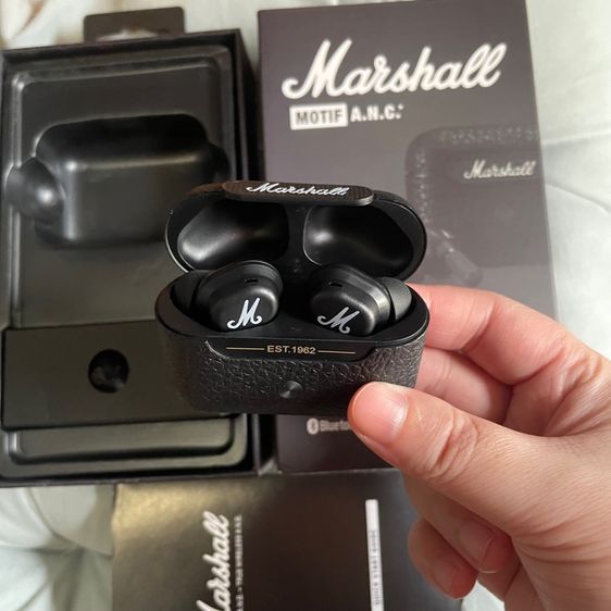 หูฟังบลูทูธ มาแชล มือ1 ซื้อมา 1800 ขายต่อ 550 พร้อมกล่อง ไม่มีตำหนิ  รูปที่ 7