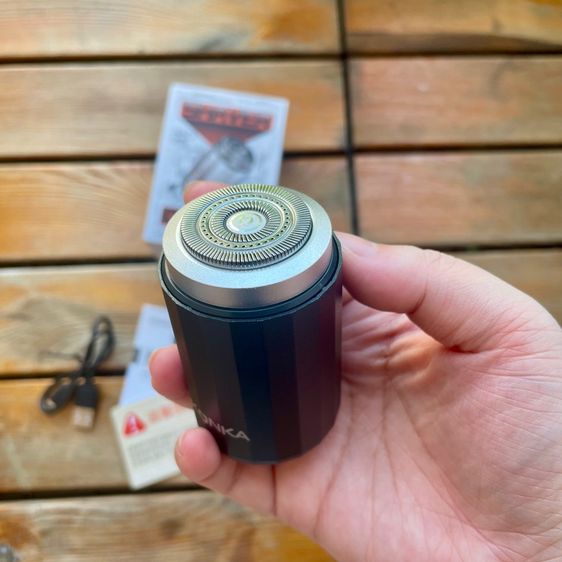 เครื่องโกนหนวดไฟฟ้า ของแท้ มือ1 ซื้อมา 1900 ปล่อยต่อ 490 พร้อมกล่องครบ รูปที่ 4