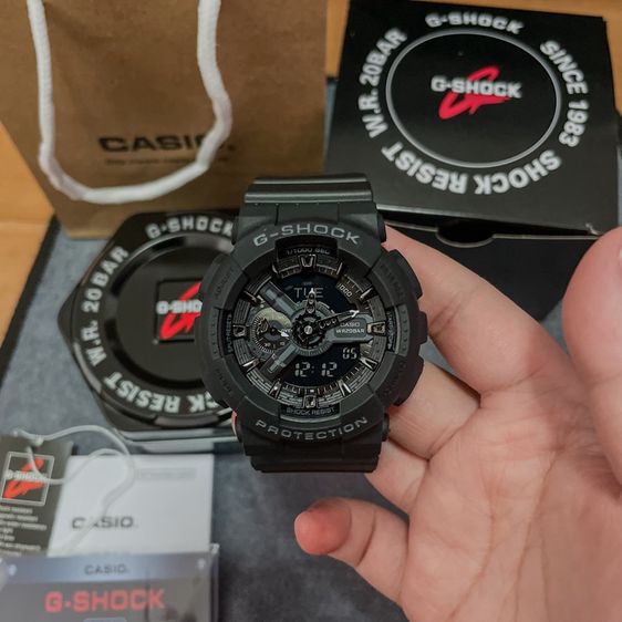 นาฬิกา G-SHOCK ขาย 550 พร้อมกล่องเหล็ก
