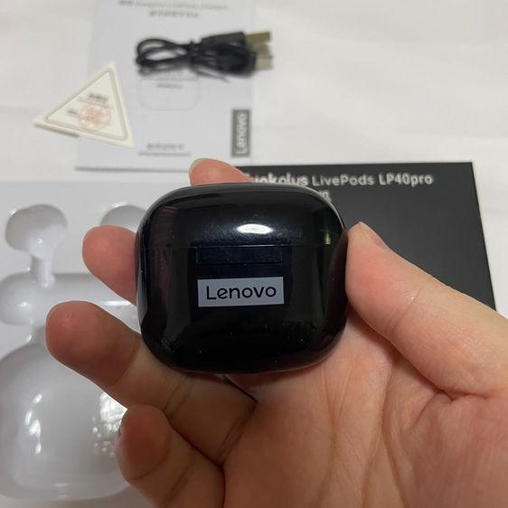 หูฟังบลูทูธ lenovo มือ1 ของแท้ รูปที่ 3