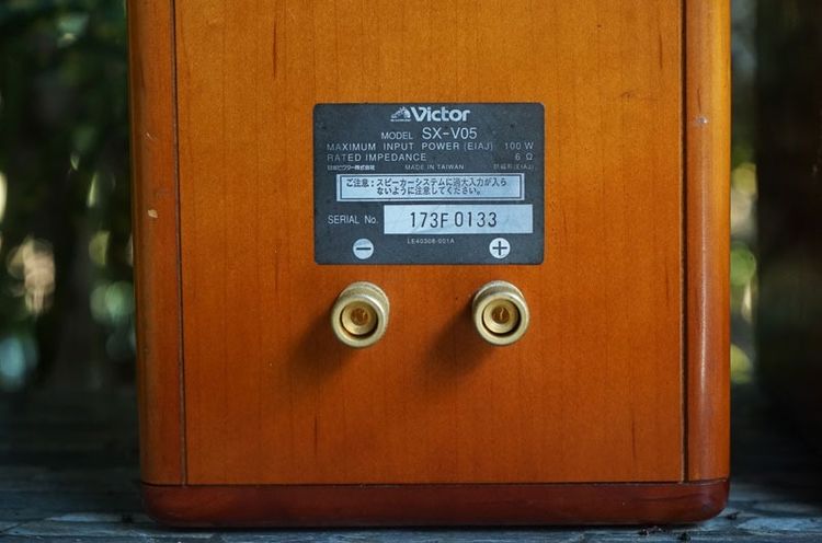 ลำโพงวางหิ้ง Victor SX-V05 ตุ้ไม้แท้สวยๆเสียงดีไม่เจอบ่อย รูปที่ 7