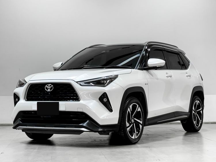 รถ Toyota Yaris Cross 1.5 HEV Premium Luxury สี ขาว