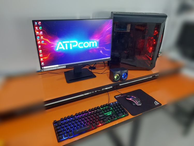 ขายคอมพิวเตอร์  พร้อมใช้  RYZEN 5 4500 RAM 16GB   GT1030 2GB จอ 24นิ้ว 100Hz  ครบชุด รูปที่ 2