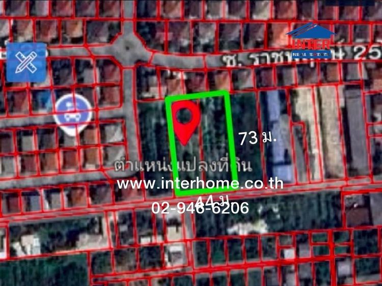 ที่ดินเปล่า 2 ไร่ ที่ดินเปล่า ซอยสวนผัก 29 ซอยยินดีธรรม เนียมศิริ ติดหลังหมู่บ้านลดาวัลย์ราชพฤกษ์ ถนนสวนผัก ถนนราชพฤกษ์ เขตตลิ่งชัน กรุงเทพ