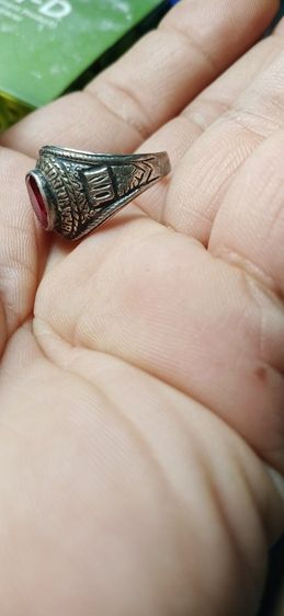 แหวนเงินฝังพลอย รูปที่ 6