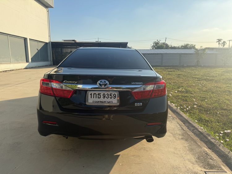 Toyota Camry 2012 2.5 Hybrid Sedan ไฮบริด ไม่ติดแก๊ส เกียร์อัตโนมัติ ดำ รูปที่ 4
