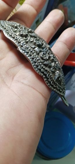 ปิ่นกลักผมโบราณเนื้อเงิน รูปที่ 8