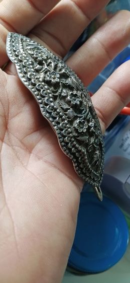 ปิ่นกลักผมโบราณเนื้อเงิน รูปที่ 7