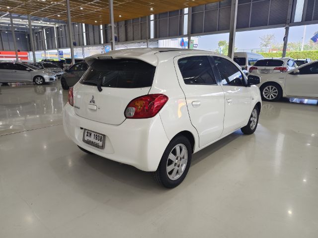 Mitsubishi Mirage 2012 1.2 GLS Sedan เบนซิน ไม่ติดแก๊ส เกียร์อัตโนมัติ ขาว รูปที่ 4