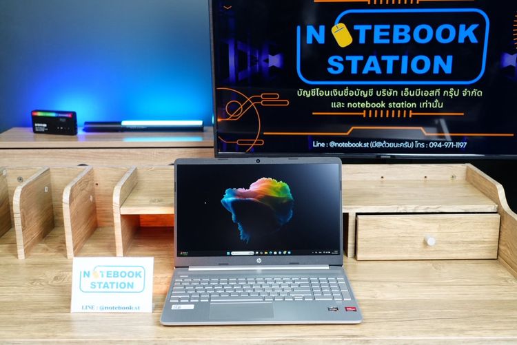 Hp 15s Ryzen3-5300U Ram8 SSD256 จอ15.6 FHD IPS สเปคทำงาน หน้าจอใหญ่ ขายเพียง 7,900.- รูปที่ 2