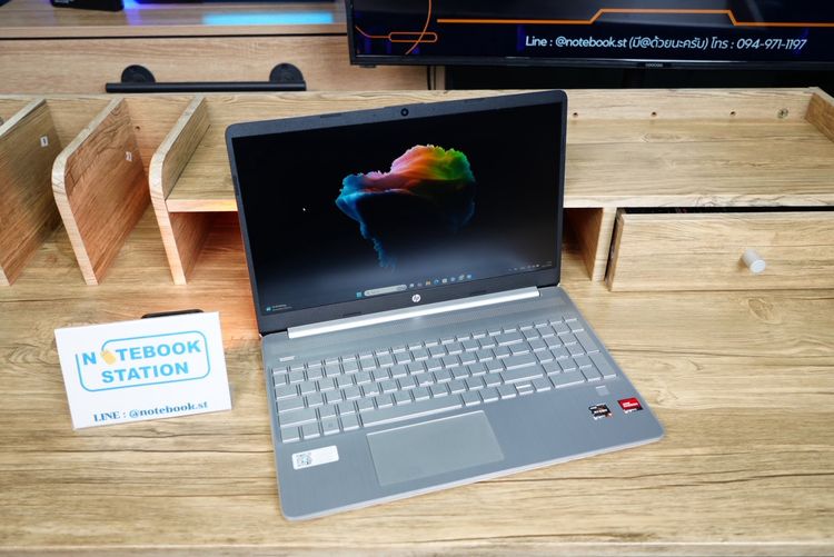 Hp 15s Ryzen3-5300U Ram8 SSD256 จอ15.6 FHD IPS สเปคทำงาน หน้าจอใหญ่ ขายเพียง 7,900.- รูปที่ 4