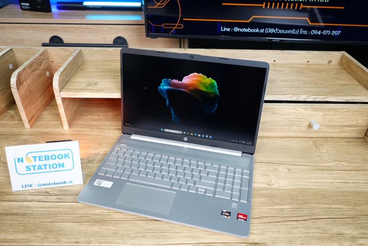 Hp 15s Ryzen3-5300U Ram8 SSD256 จอ15.6 FHD IPS สเปคทำงาน หน้าจอใหญ่ ขายเพียง 7,900.- รูปที่ 3