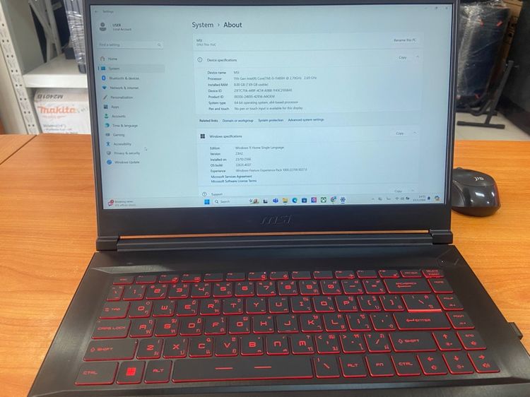 Notebook MSI รูปที่ 2