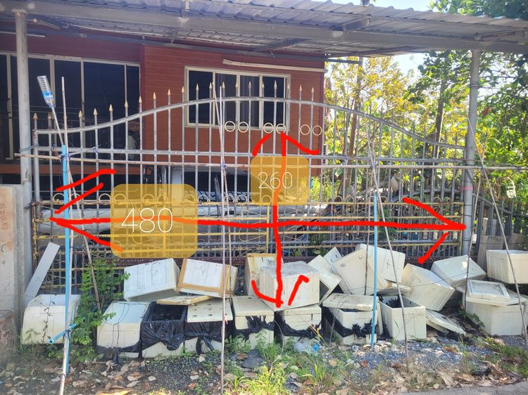 ขายรั้วมือสองสภาพดีไม่ผุ และประตู ครบชุด สนใจโทร 089-457-2955