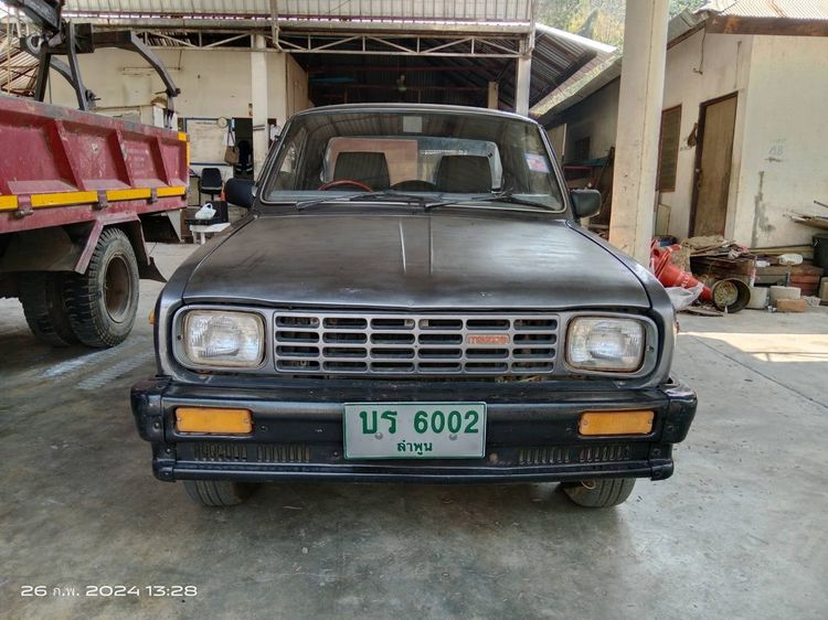 Mazda Familia 1985 1.4 STD Pickup เบนซิน ไม่ติดแก๊ส เกียร์ธรรมดา ดำ รูปที่ 4