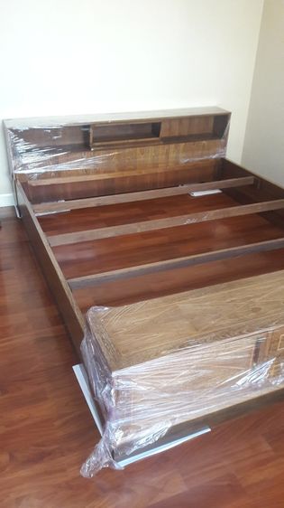 เตียงไม้สัก 6 ฟุต ทำสีใหม่ รูปที่ 5