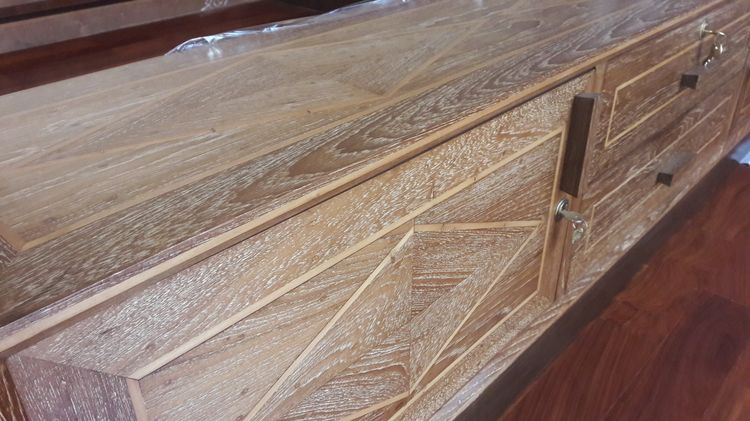 เตียงไม้สัก 6 ฟุต ทำสีใหม่ รูปที่ 10