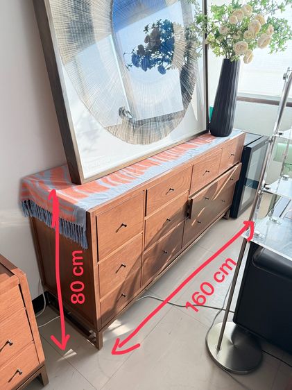 ชั้นเก็บของไม้แท้ขนาดใหญ่ รูปที่ 2