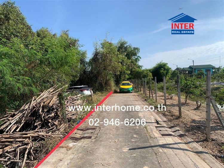 ที่ดินเปล่า 458 ตร.ว. ที่ดินเปล่า ซอยราษฎร์อุทิศ10 (ซอย เพ็ชรรัตน์) ใกล้สนามกอล์ฟวินด์เซอร์ปาร์ค แอนด์ กอล์ฟคลับ เขตมีนบุรี กรุงเทพมหานคร