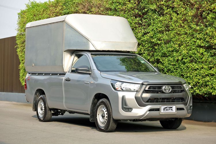 Toyota Hilux Revo 2021 2.4 Entry Pickup ดีเซล ไม่ติดแก๊ส เกียร์ธรรมดา เทา รูปที่ 4