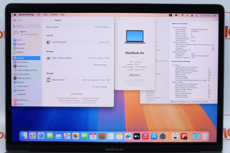 MacBook Air M1 13" 8.256GB (Space Gray) - ID26010072 รูปที่ 4