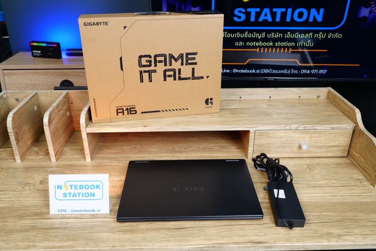 GIGABYTE GAMING A16 i7-13620H Ram16 RTX4050(6GB) SSD1TB 16.0นิ้ว FHD+ 165Hz เกมมิ่งสเปคสูง ดีไซน์สวยเท่เรียบหรูดูทันสมัย มีประกันศูนย์ยาว202 รูปที่ 9