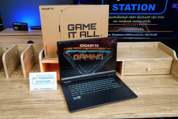 GIGABYTE GAMING A16 i7-13620H Ram16 RTX4050(6GB) SSD1TB 16.0นิ้ว FHD+ 165Hz เกมมิ่งสเปคสูง ดีไซน์สวยเท่เรียบหรูดูทันสมัย มีประกันศูนย์ยาว202 รูปที่ 4