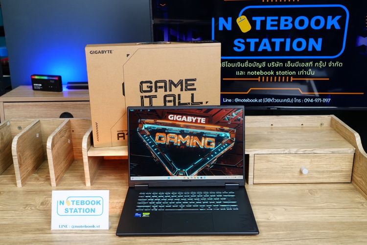 อื่นๆ วินโดว์ 16 กิกะไบต์ อื่นๆ ใช่ GIGABYTE GAMING A16 i7-13620H Ram16 RTX4050(6GB) SSD1TB 16.0นิ้ว FHD+ 165Hz เกมมิ่งสเปคสูง ดีไซน์สวยเท่เรียบหรูดูทันสมัย มีประกันศูนย์ยาว202