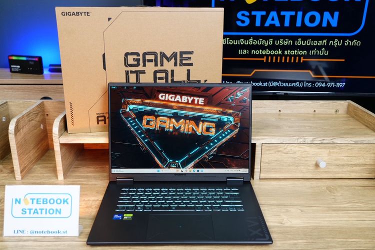 GIGABYTE GAMING A16 i7-13620H Ram16 RTX4050(6GB) SSD1TB 16.0นิ้ว FHD+ 165Hz เกมมิ่งสเปคสูง ดีไซน์สวยเท่เรียบหรูดูทันสมัย มีประกันศูนย์ยาว202 รูปที่ 2