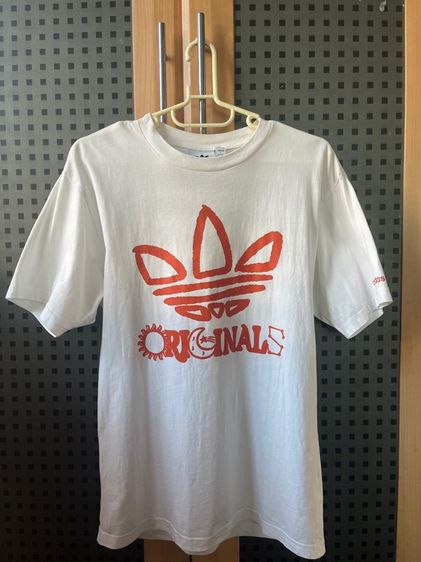 ไม่ระบุ เสื้อยืดแขนสั้น Adidas Original TREFOIL สีขาว S (มือหนึ่ง)