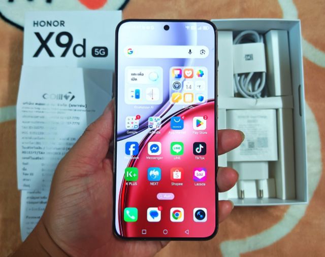 256 GB Honor X9d 5G 12-256 ⭐ซื้อมา 04-12-2568 ประกันศูนย์ไทยถึง 07-12-2570⭐