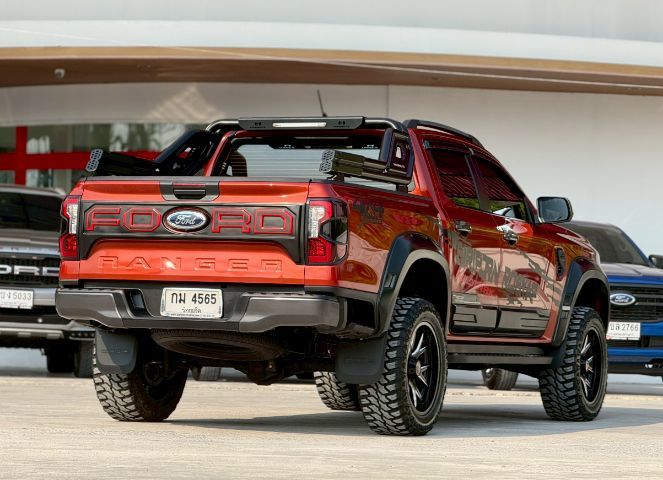 Ford Ranger 2023 2.0 Hi-Rider Sport ดีเซล เกียร์อัตโนมัติ ส้ม รูปที่ 4