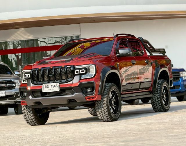 รถ Ford Ranger 2.0 Hi-Rider Sport สี ส้ม