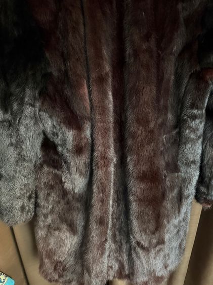 เสื้อโค้ทเฟอร์ขนมิ้งค์แท้ รูปที่ 7