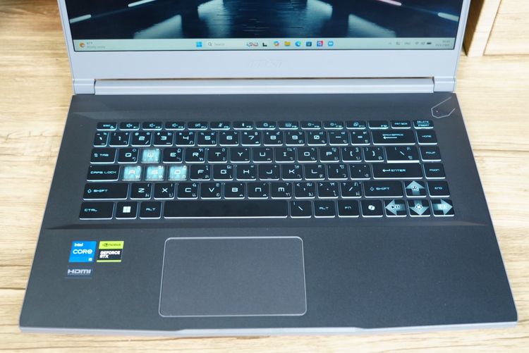 MSI Thin 15 i5-12450H RTX4050(6GB) Ram16 SSD512 จอ15.6 144Hz สเปคสูง ไฟคีย์บอร์ดสีฟ้า เครื่องสวย อุปกรณ์แท้ครบกล่องมีประกันศูนย์ พร้อมใช้งาน รูปที่ 5