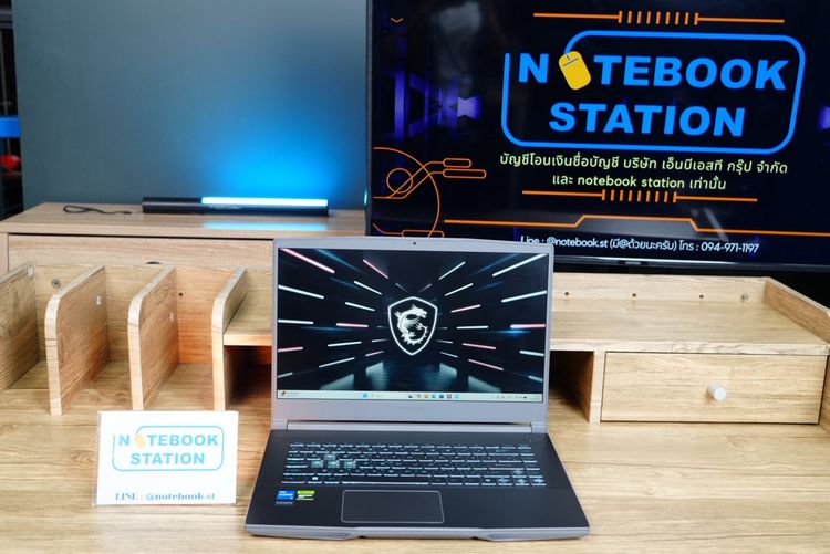 MSI Thin 15 i5-12450H RTX4050(6GB) Ram16 SSD512 จอ15.6 144Hz สเปคสูง ไฟคีย์บอร์ดสีฟ้า เครื่องสวย อุปกรณ์แท้ครบกล่องมีประกันศูนย์ พร้อมใช้งาน รูปที่ 2