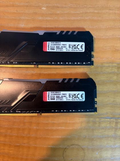 RAM KINGSTON FURY BEAST DDR4 RGB 16GB (8x2) 3200MHz รูปที่ 3
