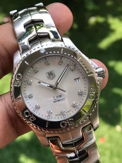 Tag Heuer Link Quartz Diamond  White MOP Dial WJ 1114🇨🇭🇨🇭
 รูปที่ 4
