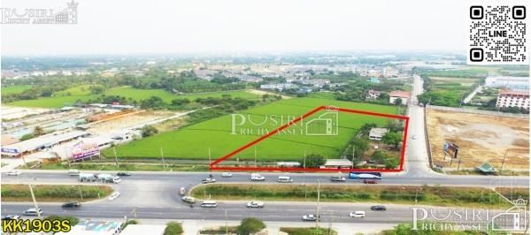    ขายที่ 7 ไร่ สะดุดตา ติด ถ.สาย 5 ซึ่งเป็นถนนคอนกรีต 4 เลนส์ กว้าง 20 เมตร เพิ่มช่องทางเข้า-ออก ด้วยถนนซอยเทศบาล 12 (ซอยวิปัสสนา) 