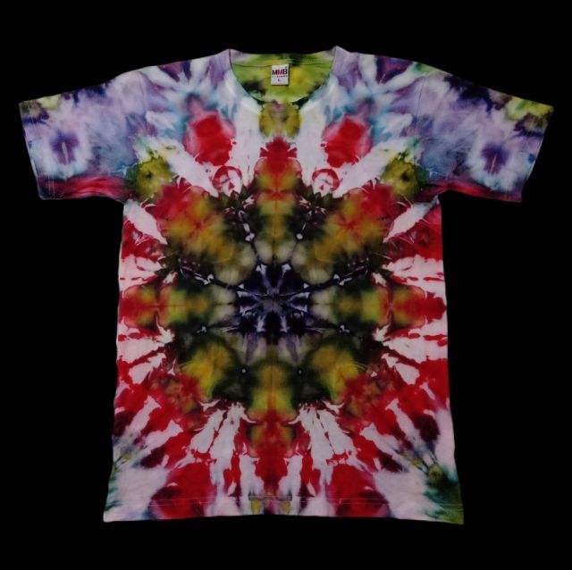 อื่นๆ L แขนสั้น เสื้อมัดย้อม Handmade ราคารวมส่ง