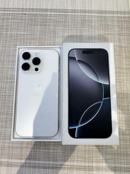128 GB iPhone 16 Pro สีขาวแบต 95 128 ผ่อนได้