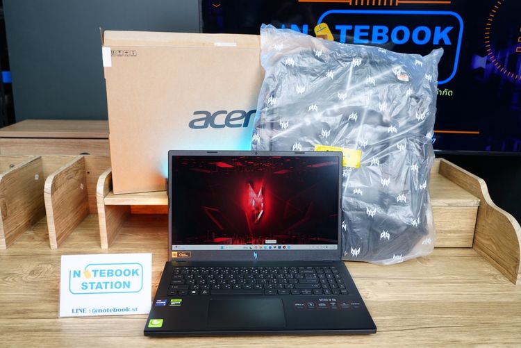 Acer Nitro V15 i9-13900H RTX-4060(8GB) RAM16 SSD512 จอ15.6 FHD 165Hz สเปคสูงจัดเต็ม ดีไซน์เรียบหรู ดูทันสมัย ครบกล่องพร้อมประกันศูนย์2028 ขา รูปที่ 2