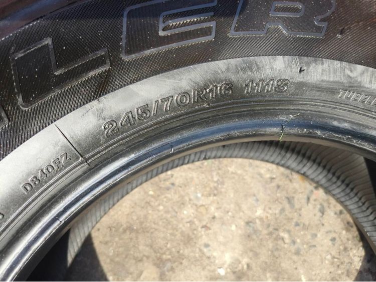 ยาง Bridgestone HT840 245 70 16 ปี 25 ชุดละ 8,000 บาทครับ รูปที่ 7